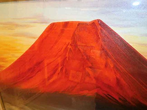 Amazon.co.jp: 絵画 赤富士 森田浩二 作 赤富士 10号油絵 : ホーム